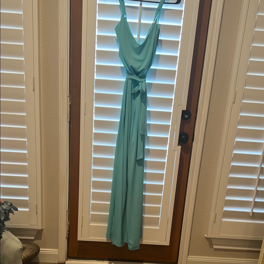 Boston Proper Mint Green Jumpsuit NWT M